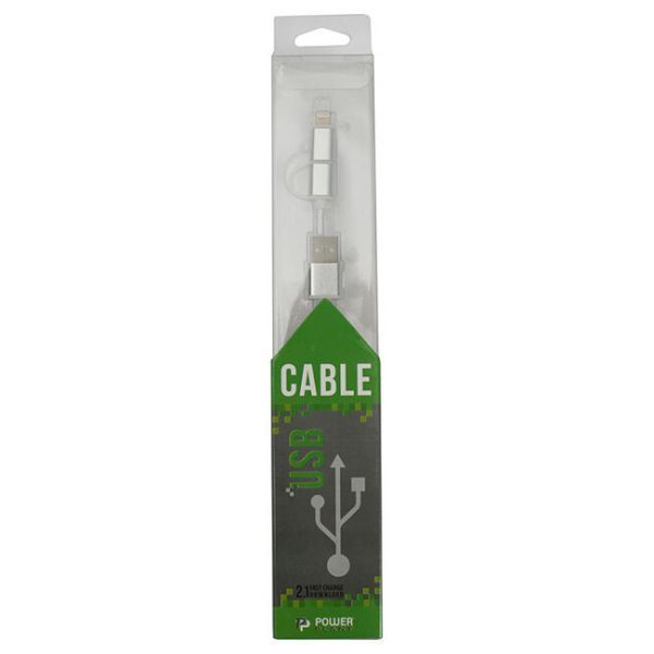 Кабель PowerPlant USB Type A - Micro-USB Apple Lightning 1 м USB 2.0 (KD00AS1290) H00000179678 фото