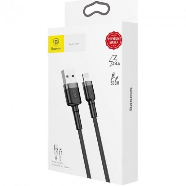 Кабель BASEUS USB Type A - Apple Lightning 0.5 м USB 2.0 (CALKLF-AG1) H00000184566 фото