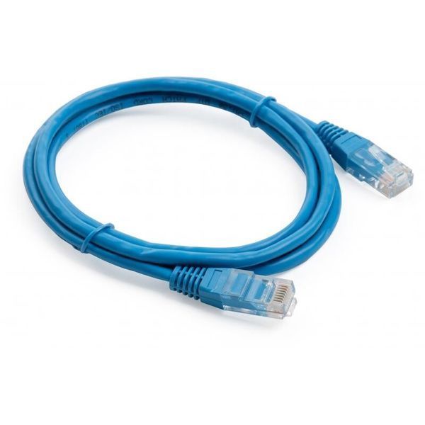 Патч корд Vinga UTP Cat. 5e 1.5 м PVC Синій (VCPPCC1.5B) H00000159121 фото