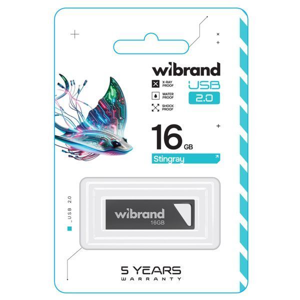 Флеш пам'ять USB Wibrand (WI2.0/ST16U5G) H00000460193 фото
