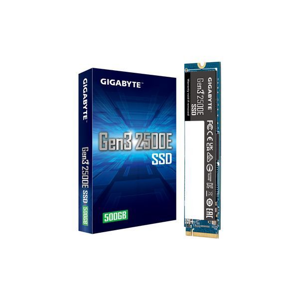 SSD диск Gigabyte Gen3 2500E 500ГБ PCIe 3.0 x4 М.2 2280 3D NAND TLC (G325E500G) H00000308765 фото