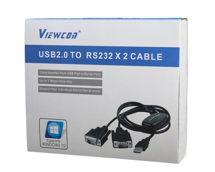 Кабель Viewcon USB Type A - RS-232 (COM) 1.4 м USB 2.0 (VE591) H00000184852 фото