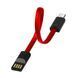Кабель ColorWay USB Type A - Micro-USB 0.22 м (CW-CBUM022-RD) H00000204091 фото 1