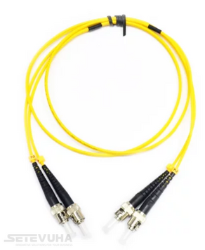 Патч-корд оптичний CMS ST-ST UPC SM Duplex 3м (UPC-3STST(SM)D(ON)) H00000031101 фото