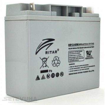 Аккумуляторная батарея Ritar 17 Ач AGM 12 В (HR1260W) H00000043506 фото