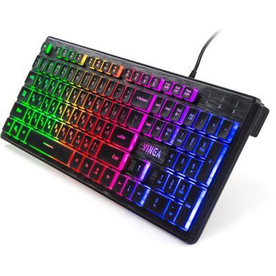 Клавиатура Vinga игровая проводная (KB410 black) H00000176645 фото
