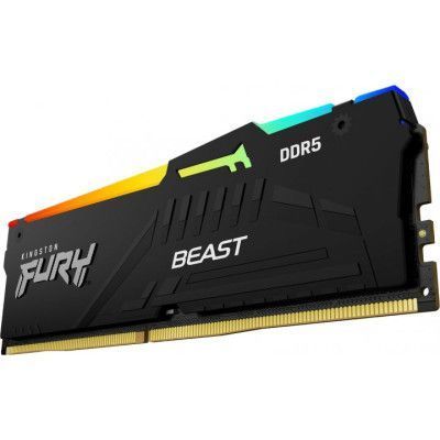 Оперативная память Kingston Fury Beast RGB DIMM DDR5 32 Гб (2х16 Гб) (KF552C40BBAK2-32) H00000252359 фото
