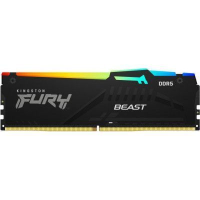 Оперативная память Kingston Fury Beast RGB DIMM DDR5 32 Гб (2х16 Гб) (KF552C40BBAK2-32) H00000252359 фото