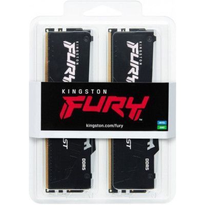 Оперативная память Kingston Fury Beast RGB DIMM DDR5 32 Гб (2х16 Гб) (KF552C40BBAK2-32) H00000252359 фото