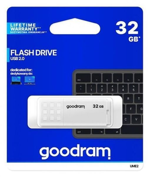 Флеш память USB GOODRAM UME2 8ГБ USB 2.0 (UME2-0080W0R11) H00000055991 фото