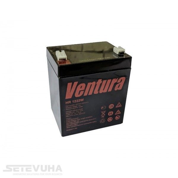 Аккумуляторная батарея Ventura 5 Ач AGM 12 В (HR 1222W(5Ah)) H00000009851 фото