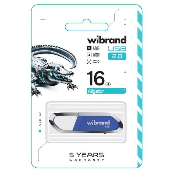 Флеш пам'ять USB Wibrand (WI2.0/AL16U7U) H00000460068 фото