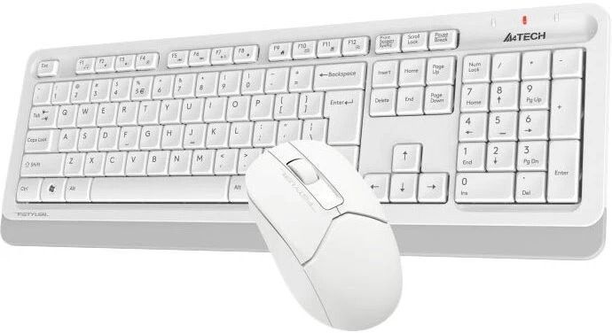 Клавіатура + миша A4Tech бездротова (FG1012 (White)) H00000174813 фото