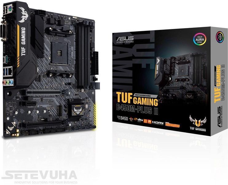 Материнська плата ASUS TUF GAMING B450M-PLUS II АМ4 (90MB1620-M0EAY0) H00000032866 фото