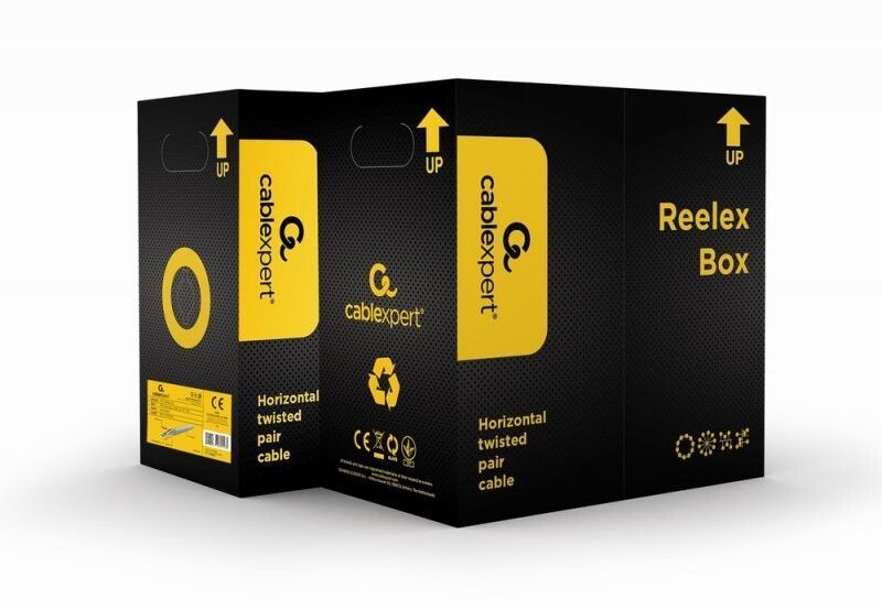 Кабель вита пара Cablexpert UTP Cat 5e PVC 4 х 2 (UPC-5004E-SOL-R) H00000272917 фото