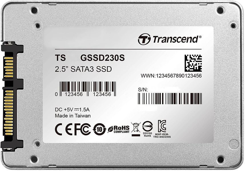 SSD диск Transcend SSD230S 1ТБ SATA III 2.5" 3D V-NAND (TS1TSSD230S) H00000026250 фото