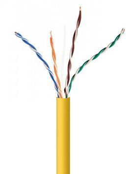 Кабель вита пара Cablexpert UTP Cat 5e PVC 4 х 2 (UPC-5004E-SOL-Y) H00000272918 фото