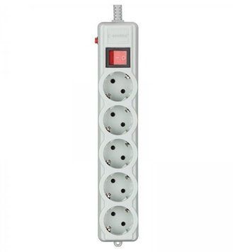 Удлинитель Gembird 4.5м 5-розеточный EU (SPG5-G-15G-PRO) H00000323686 фото