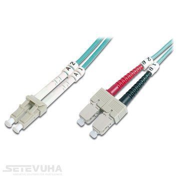 Патч-корд оптичний DIGITUS SC-LC UPC MM(OM3) Duplex 1м (DK-2532-01/3) H00000004269 фото