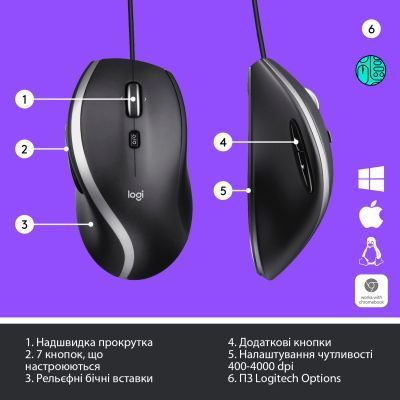 Миша Logitech (910-005784) H00000313633 фото