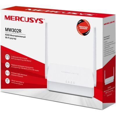 Беспроводной маршрутизатор Mercusys MW302R Однодиапазонный (MW302R) H00000051169 фото