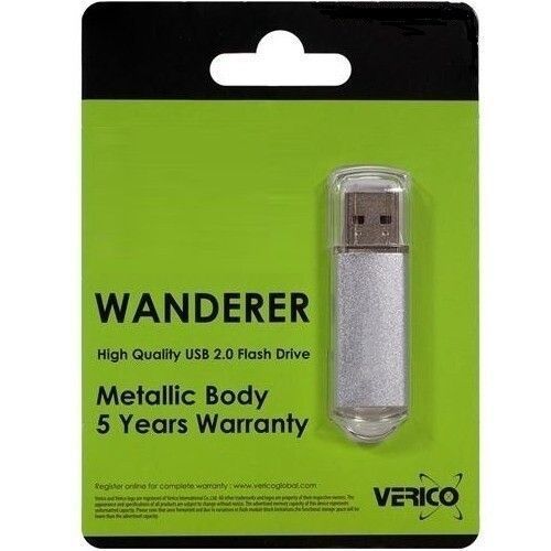 Флеш пам'ять USB Verico Wanderer 64ГБ USB 2.0 (1UDOV-M4SR63-NN) H00000158087 фото
