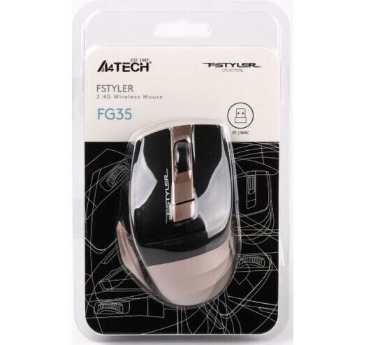 Мышь A4Tech беспроводная (FG35 (Bronze)) H00000075721 фото