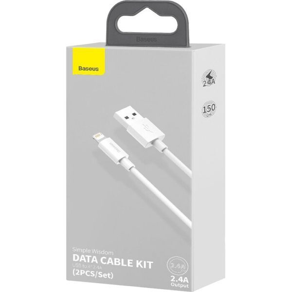 Кабель BASEUS USB Type A - Apple Lightning 1.5 м (TZCALZJ-02) H00000180393 фото