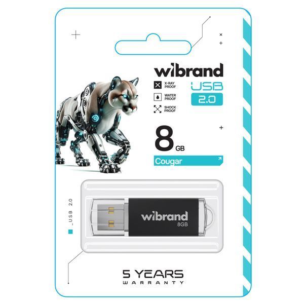 Флеш пам'ять USB Wibrand (WI2.0/CU8P1B) H00000460135 фото