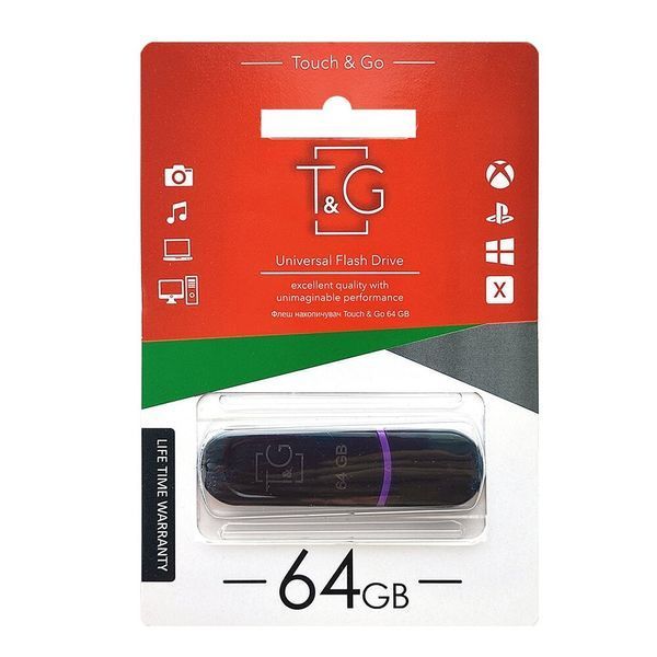 Флеш память USB T&G (TG012-64GBBK) H00000328985 фото
