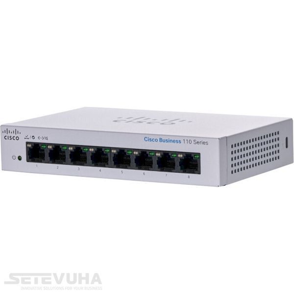 Коммутатор Cisco (CBS110-8T-D-EU) H00000035801 фото