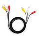 Кабель Vinga RCA - RCA 1.8 м (VCP3RCA1.8) H00000204180 фото 3