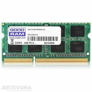 Оперативная память GOODRAM SO-DIMM DDR3L 8ГБ (GR1600S3V64L11/8G) H00000035524 фото