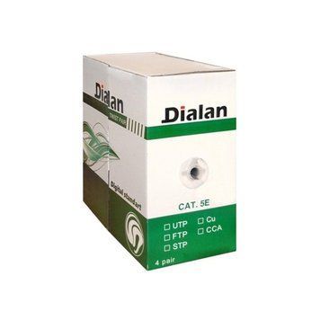 Кабель вита пара Dialan F/UTP Cat 5e PVC+PE 4 х 2 х 0.50 (Dialan_10563) H00000400889 фото