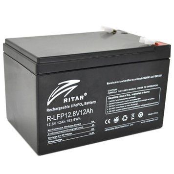 Аккумуляторная батарея Ritar 12 Ач LiFePO4 12.8 В (R-LFP 12.8V 12Ah) H00000043512 фото