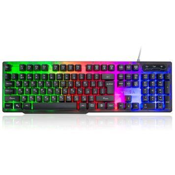 Клавиатура Vinga проводная (KB414 black) H00000176647 фото