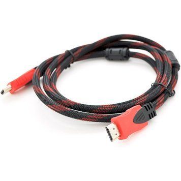Кабель Merlion HDMI - HDMI 1.5 м (YT-HDMI(M)/(M)NY/RD-1.5m) H00000176091 фото