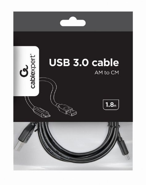 Кабель Cablexpert USB Type A - USB Type C 1.8 м USB 2.0 (CCP-USB2-AMCM-6) H00000180039 фото