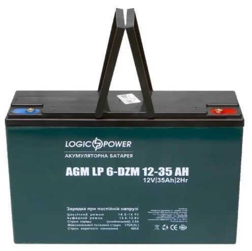 Аккумуляторная батарея LogicPower 35 Ач AGM 12 В (LP9335) H00000318867 фото