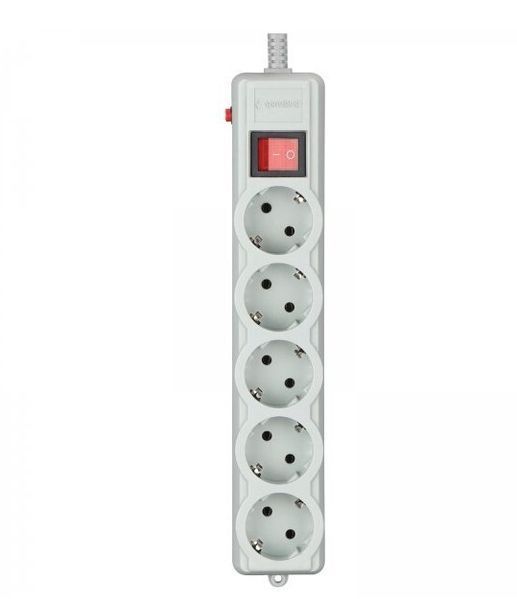 Сетевой фильтр Gembird 1,8м 5-розеточный EU (SPG5-G-6G-PRO) H00000323688 фото