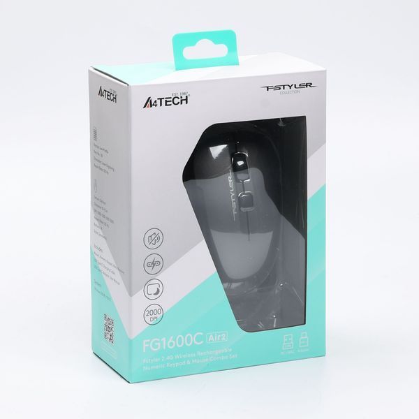 Клавиатура + мышь A4Tech (FG1600C Air2 (Grey)) H00000457483 фото