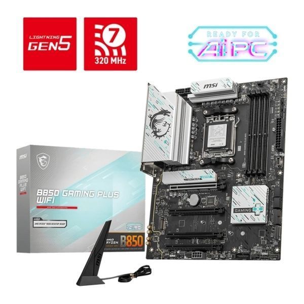 Материнська плата MSI (B850 GAMING PLUS WIFI) H00000446301 фото