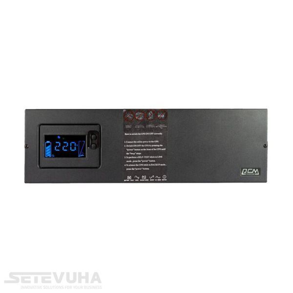 ДБЖ Powercom KING PRO RM LCD (KIN-3000AP RM LCD) H00000031134 фото