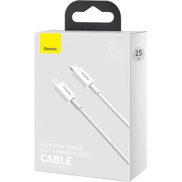 Кабель BASEUS USB Type C - Apple Lightning 0.25 м USB 2.0 (CATLYS-02) H00000180342 фото