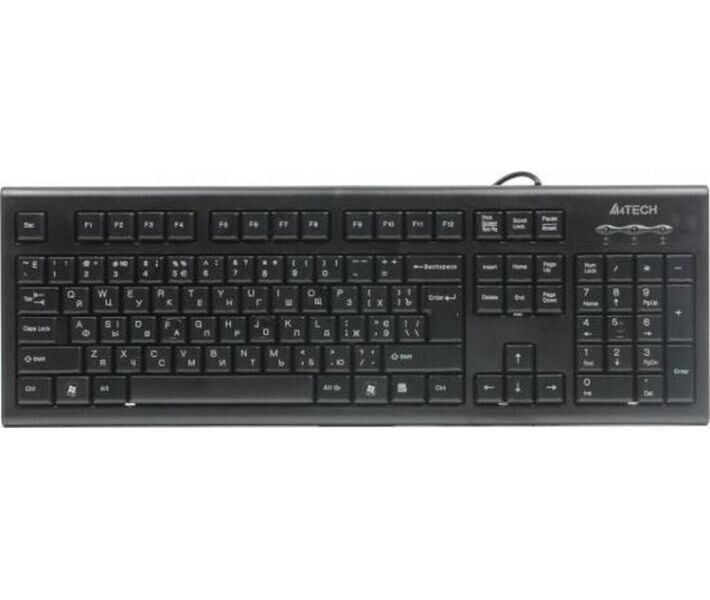 Клавіатура A4Tech провідна (KR-8520D Black) H00000075873 фото