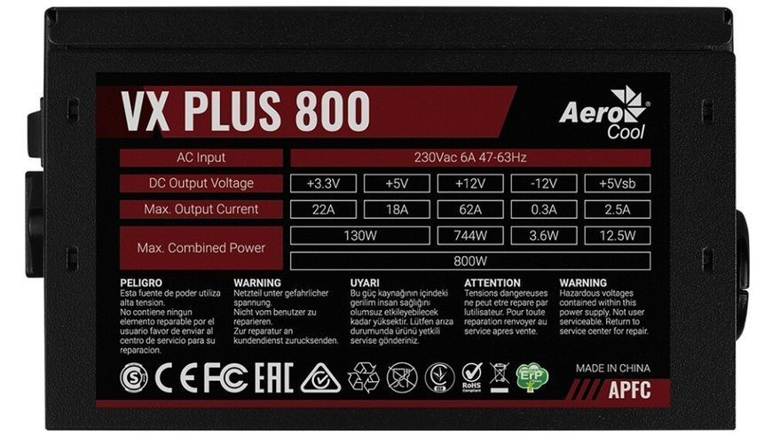 Блок питания Aerocool (ACPN-VS80AEY.11) H00000341174 фото