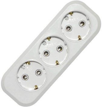 Подовжувач Electrum 2м 3-розеточний EU (C-ES-1791) H00000332800 фото