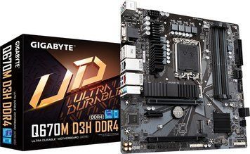 Материнская плата Gigabyte 1700 (Q670M D3H DDR4) H00000341940 фото
