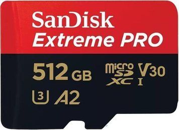 Карта памяти SanDisk Extreme Pro A2 microSDXC 512ГБ (SDSQXCD-512G-GN6MA) H00000256025 фото