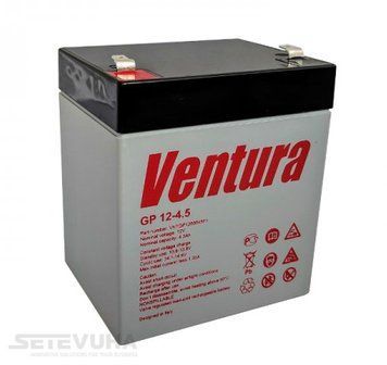Аккумуляторная батарея Ventura 4.5 Ач AGM 12 В (GP 12-4,5) H00000009860 фото